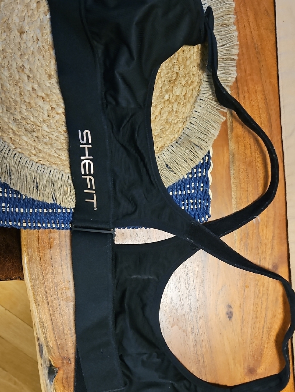 SHEFIT Black Adjustable High-Support Sports Bra